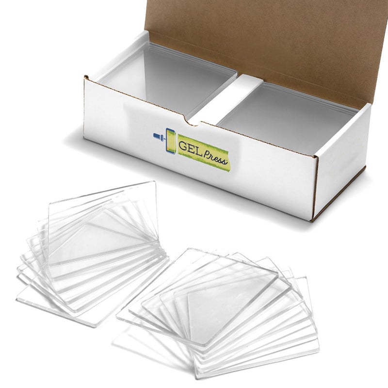 Gel Press Monoprinting Print Plates  6 x 6 Gel Plate Class Pack Value Pack  Printmaking Supplies  Reusable Gel Printing Plates for Press Art for Card Making Scrapbooking Arts and Crafts 12Pack