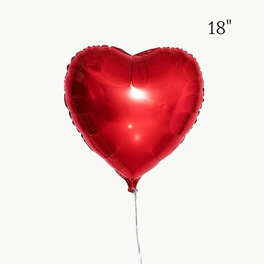 The Banner Company The Banner Company | Ultimate Valentine's Day Combo | 10 Red Heart Foil Balloons | 40 LOVE Letter Balloon | 9 Red Confetti Balloons | For Anniversaries & Special Occasions - Image 4