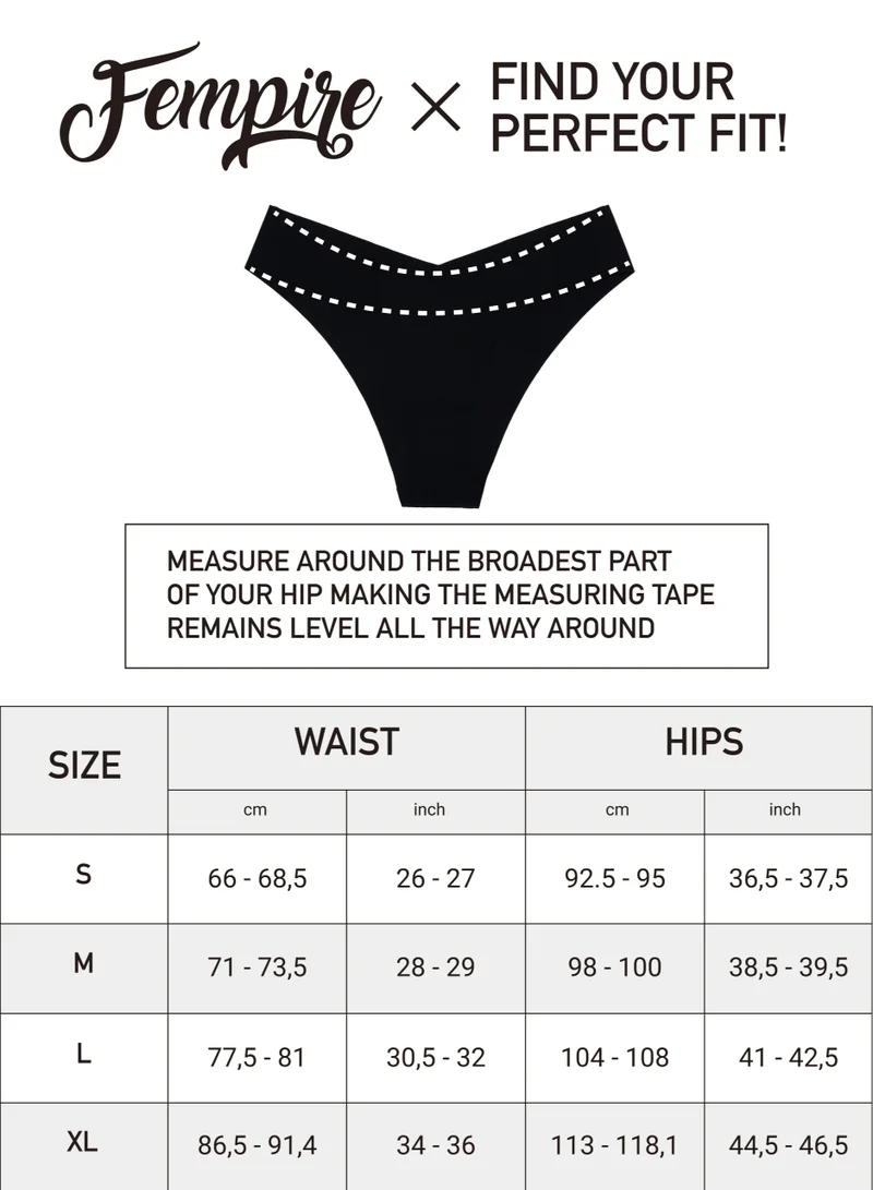 Fempire Fempire Womens Underwear Breathable Seamless Invisible Bikini - Smart Underwear Panties, Ladies Stretchy See Through Cheeky Panty, 5 Pack