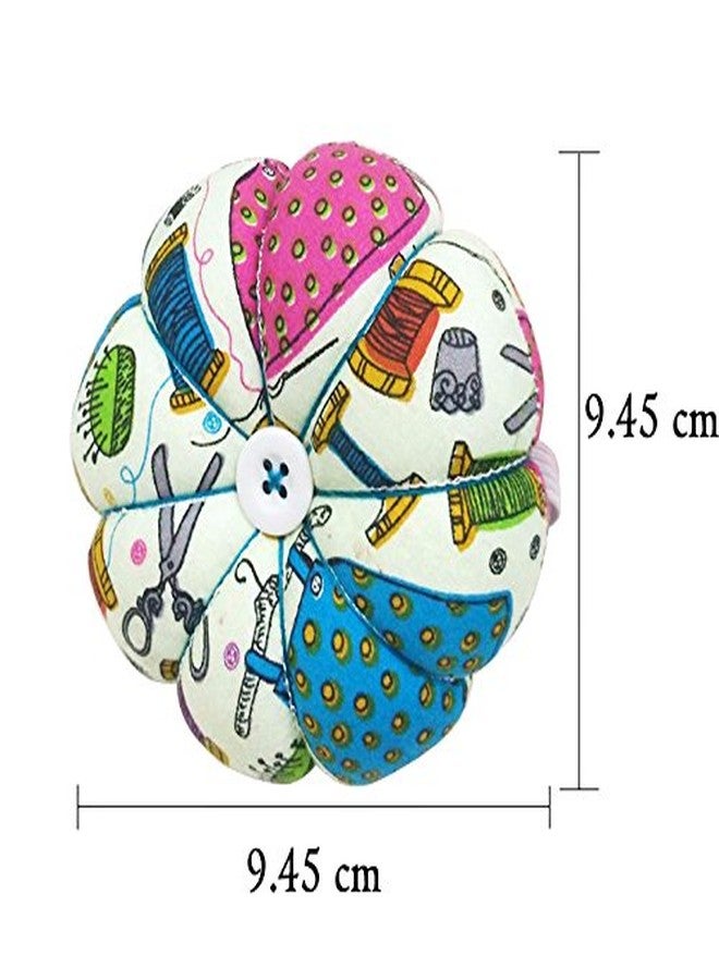 D&D Pin Cushion Wrist Pumpkin Pin Cushions Wearable Sewing Needle Pincushions for Needlework - Sewing Pattern Green - Image 3