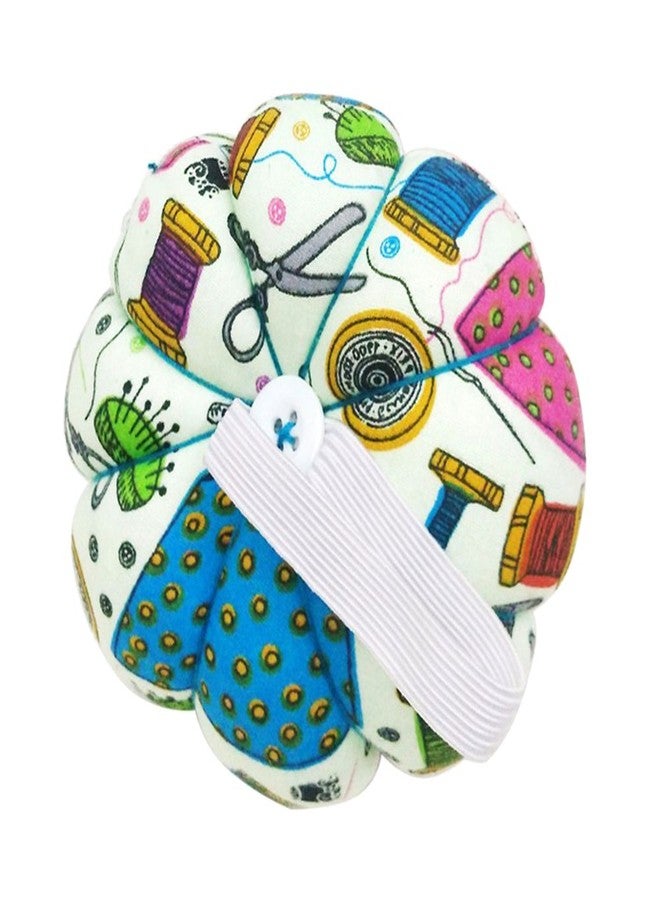 D&D Pin Cushion Wrist Pumpkin Pin Cushions Wearable Sewing Needle Pincushions for Needlework - Sewing Pattern Green - Image 2