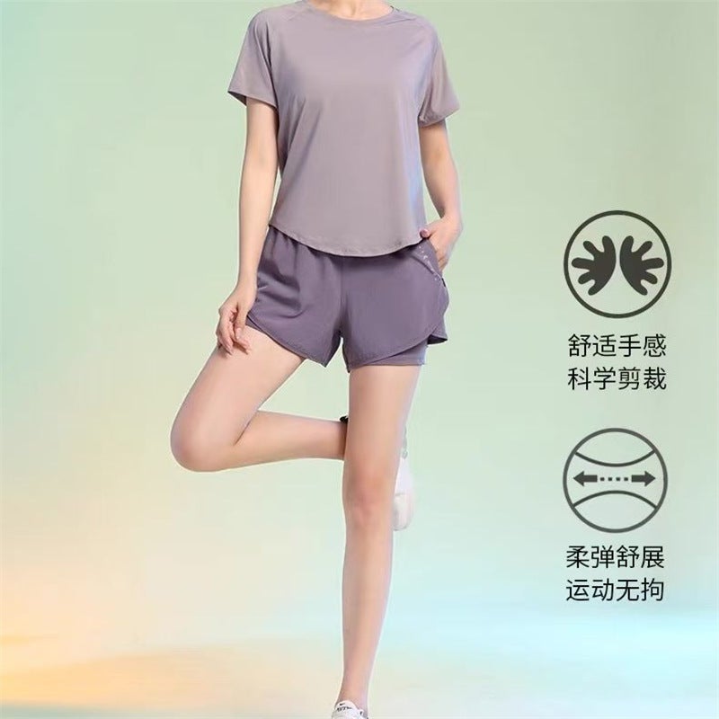 Women's Plus Size Quick-Dry Yoga Tracksuit Set - Image 3