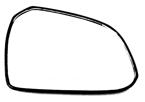 AUTOVEA® Rear View Mirror Glass (Right/Driver Side) Compatible with Hyundai Xcent (Type-1) 2014-2017 - Image 2