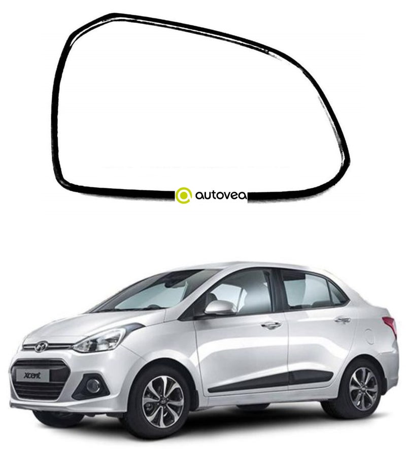 AUTOVEA® Rear View Mirror Glass (Right/Driver Side) Compatible with Hyundai Xcent (Type-1) 2014-2017 - Image 1