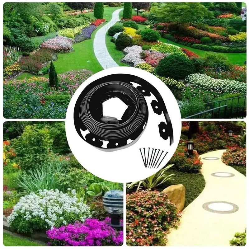 شريط حافة عشب حجر على شكل L بطول 10 متر لحديقة تنسيق حدود - Image 5