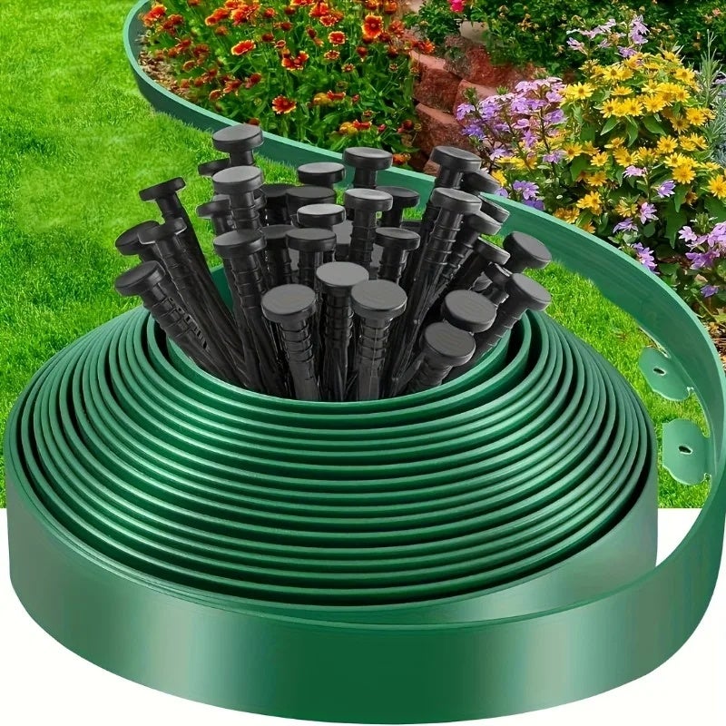 شريط حافة عشب حجر على شكل L بطول 10 متر لحديقة تنسيق حدود - Image 1