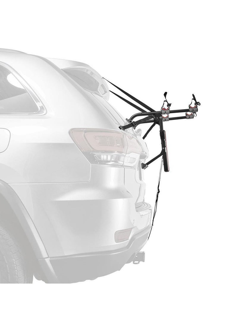 Allen Racks Allen Sports Ultra Compact 2‑Bike Folding Trunk Rack – Rugged Steel Frame, Dual Tie‑Down Cradles, Carry Bag & Padded Spine for Car, SUV & Hatchback – Portable & Easy to Install  - Image 2