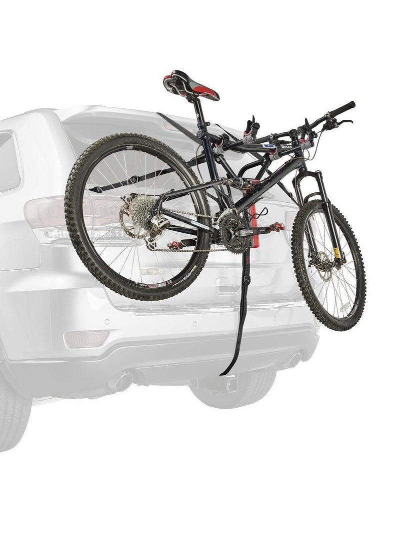 Allen Racks Allen Sports Ultra Compact 2‑Bike Folding Trunk Rack – Rugged Steel Frame, Dual Tie‑Down Cradles, Carry Bag & Padded Spine for Car, SUV & Hatchback – Portable & Easy to Install  - Image 4