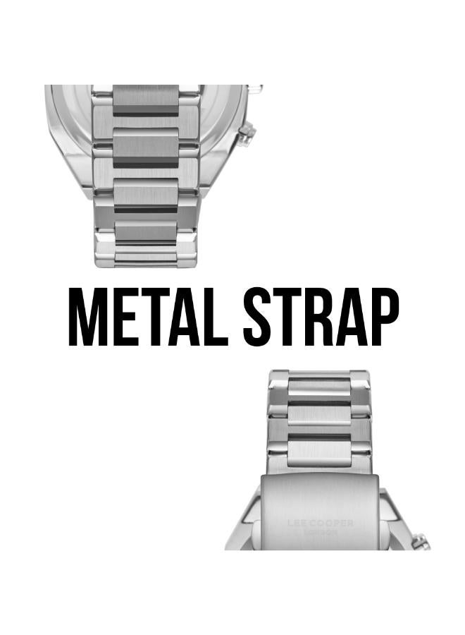 لي كوبر ساعة رجالية معدنية متعددة الوظائف ٤٣ مم - Image 5