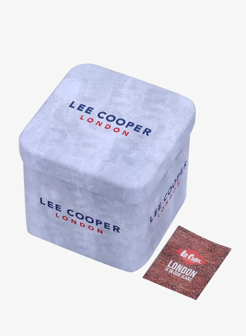 Lee Cooper Blue Men's Metal Multi Function Watch LC08045.390 - 43 mm for Men | Best Price UAE