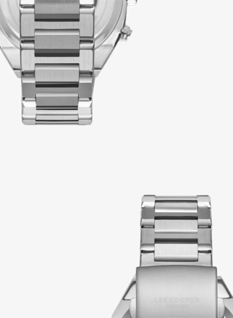 Lee Cooper Blue Men's Metal Multi Function Watch LC08045.390 - 43 mm for Men | Best Price UAE