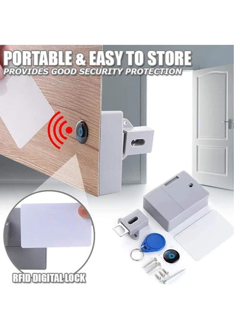 Excefore - Cabinet Lock, DIY Smart Sensor Hidden Safety Digital Cabinet Lock,Electronic Drawer Locks - Image 1