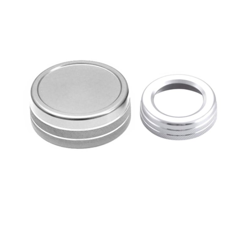 QASULER Car Multimedia Volume Control Knob Trim Cover Ring - Image 1