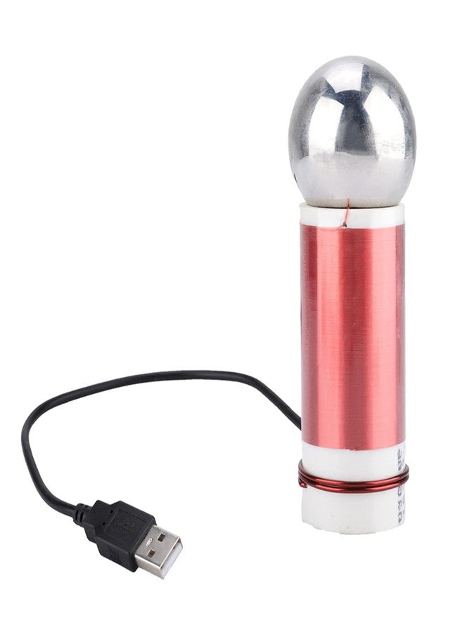 Kadimendium Tesla Coil, Portable Mini Coil Self‑Excitation Coil 5V 1W with Fluorescent Lights for DIY or Physical Experiment - Image 1