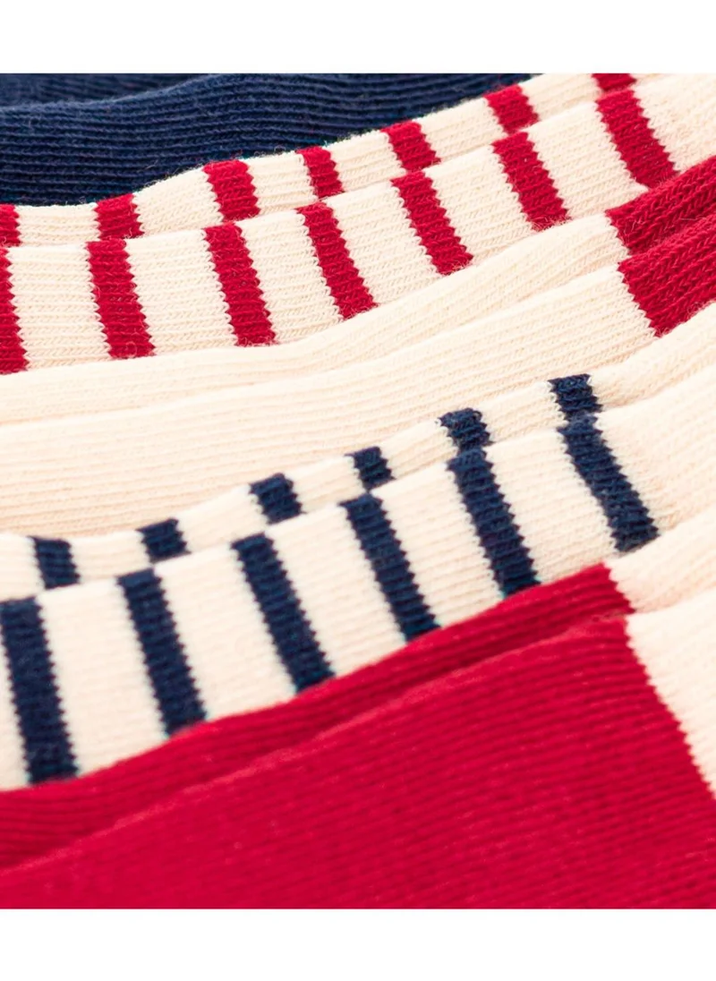 Petit Bateau Babies' Stripy Socks - 5-Pack