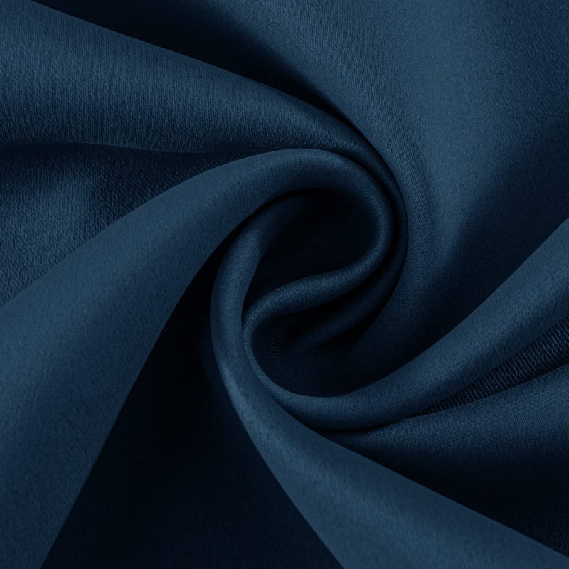Joydeco Blackout Curtains 84 Inch Length 2 Panels Set, Thermal Insulated Long Curtains& Drapes 2 Burg, Room Darkening Grommet Drapes for Living Room Bedroom Window (W52 x L84 Inch, Navy Blue) - Image 3