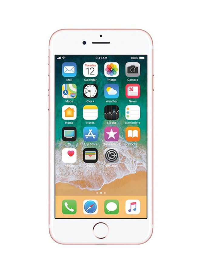 ابل  مجدد - آيفون 7 32GB وردي ذهبي 4G مع فيس تايم - Image 2