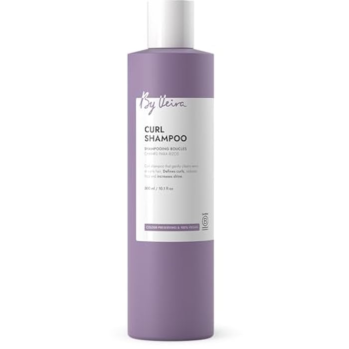 Curl Shampoo 10.1 Fl Oz, Gently Cleanses & Defines Curly Wavy Hair, Reduces frizz & Increases shine, Colour preserving, 100% vegan & Sulphate/Silicone free - Image 1