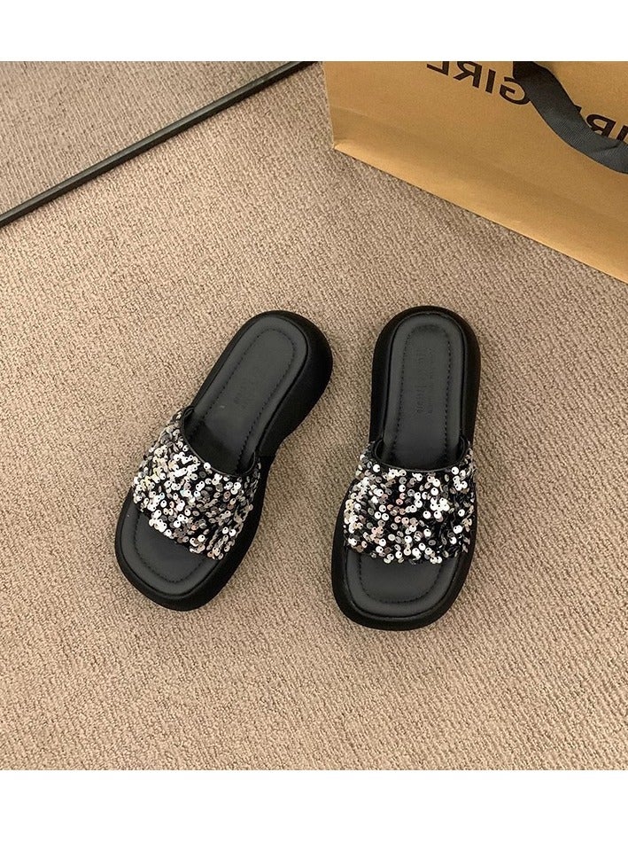 Women's Designer Style Comfortable Thick Soled Sandals - Image 1