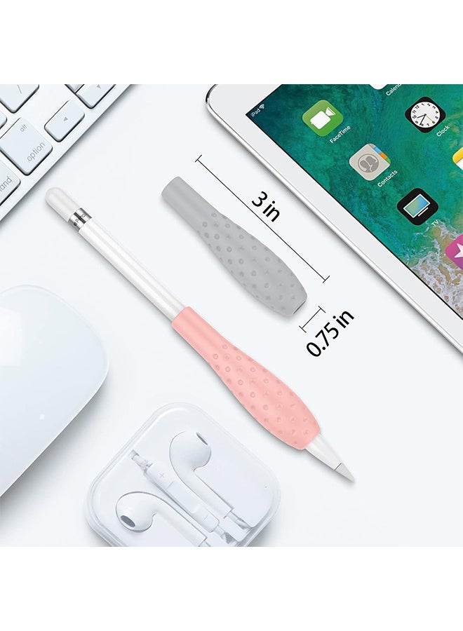 إم إكس إن 3 قطع حامل أقلام رصاص من السيليكون متوافق مع قلم Apple الجيل الأول / الثاني، قبضة قلم سيليكون مريحة، غطاء حماية للقلم - Image 2