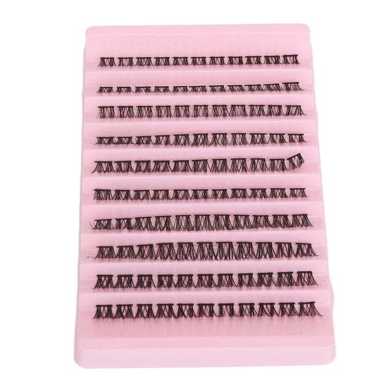 Individual Lash Clusters: 0.07mm Synthetic Fibre, Lightweight Fluffy Soft, Strong Adhesive - Long Thick Curled, Beginner Friendly for Daily Makeup & Professional Lash Extensions - Image 3