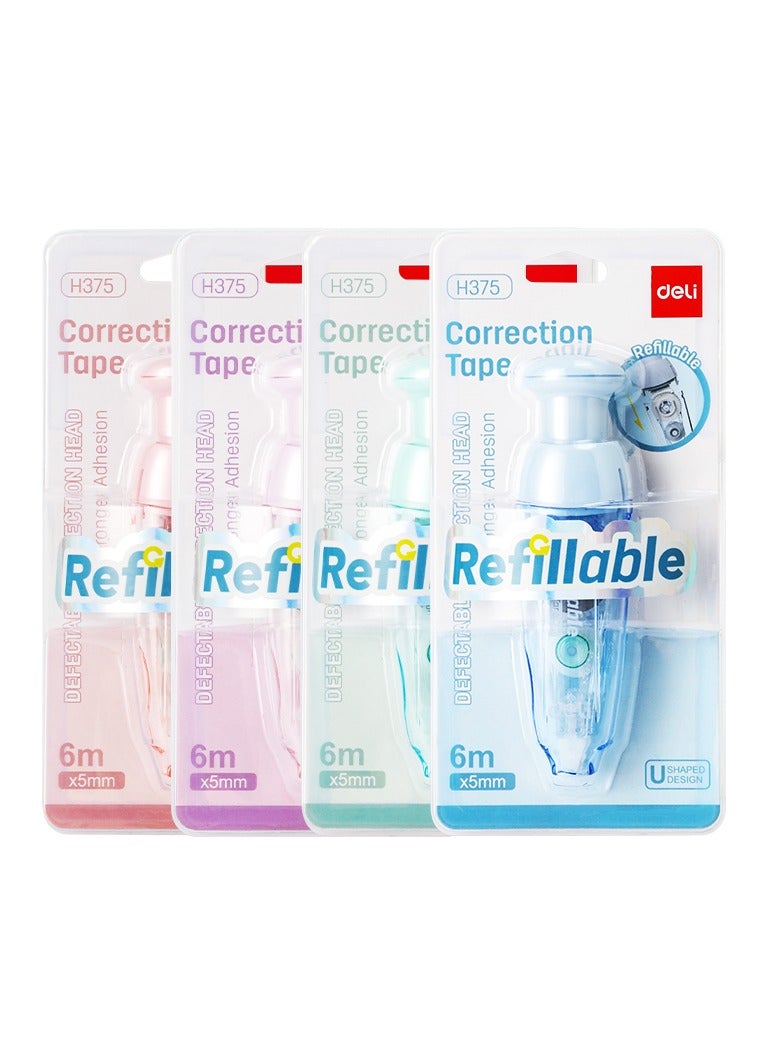 ديلي شريط تصحيح EH375 بحجم 5مم×6م – مثالي للتصحيح الدقيق وقابل لإعادة التعبئة في الاستخدام المدرسي والمكتبي - Image 2