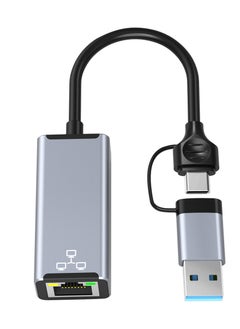 ميكسد محول USB إلى Ethernet محول USB C إلى Ethernet RJ45 محول شبكة Gigabit LAN الداعم  - Image 1