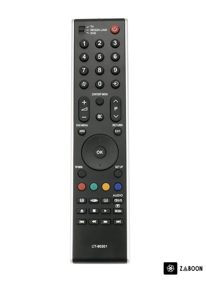 Zaboon New CT-90301 Replace Remote Control for Toshiba LCD LED SMART TVs