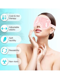 Dada HOT & COLD EYE MASK Reusable Eye Mask with Gel Beads for Hot Cold Therapy, Pain Relief, Puffy Eyes, Stress Relief GEL -EMG03  - Image 3