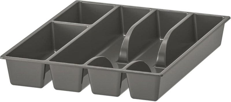 Ikea SMÃ„CKER Cutlery Tray, Grey31x26 cm (12x10") Pack of One