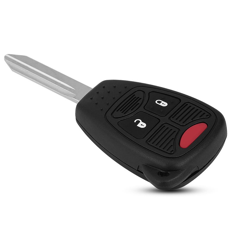 3 Button Remote Key: Uncut Blade 315MHz Chip ABS Plastic - Durable Replacement Key Fob for Chrysler Dodge Jeep Vehicles - Image 3