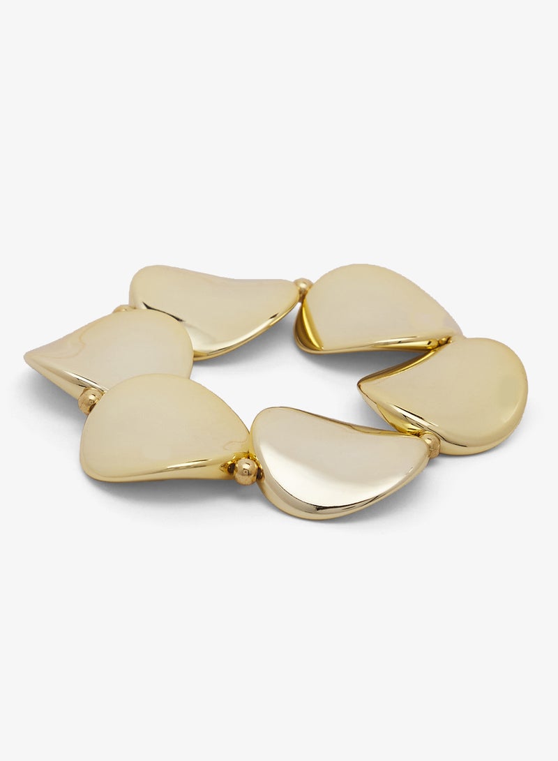 ايلا ثلاث حلقات ذهبية بنقوش متنوعة - Image 3