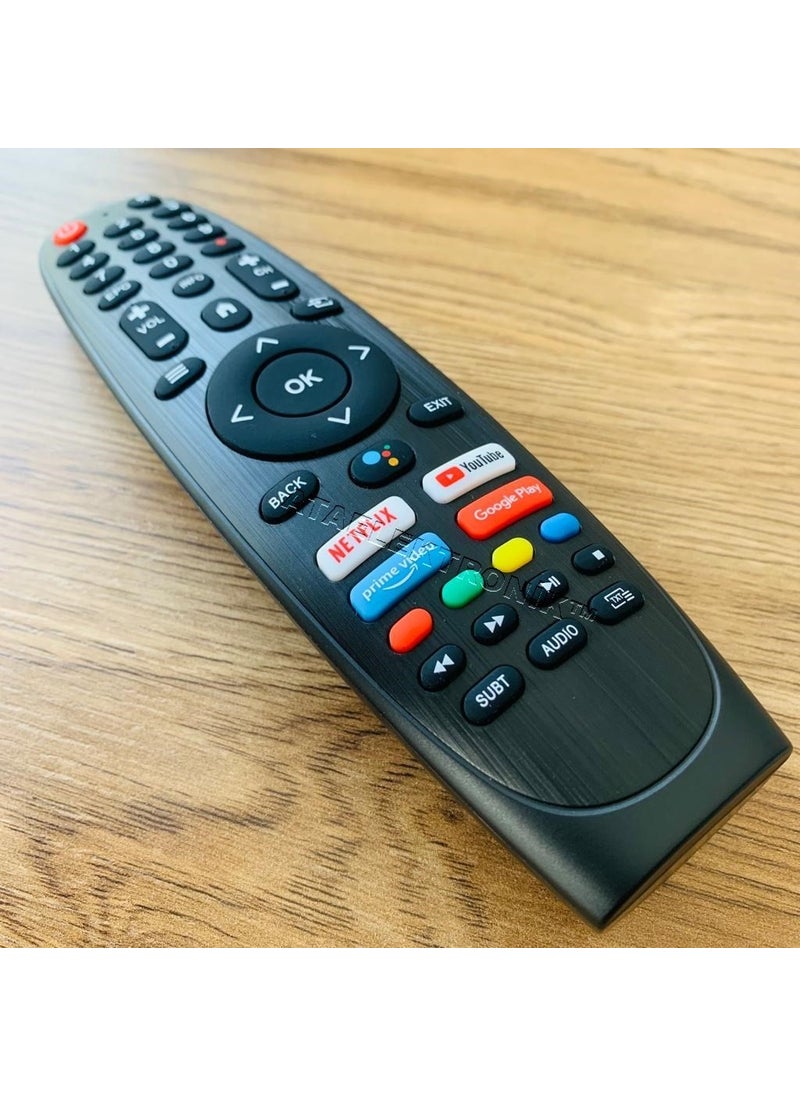 Ata Elektronik - Onvo OV50F900 OV65F900 OV55F900 OV32F700 OV43F800 OV32F700 OV43F900 OV58900 Android Smart LED TV Remote Control Voice Command NO - Image 1