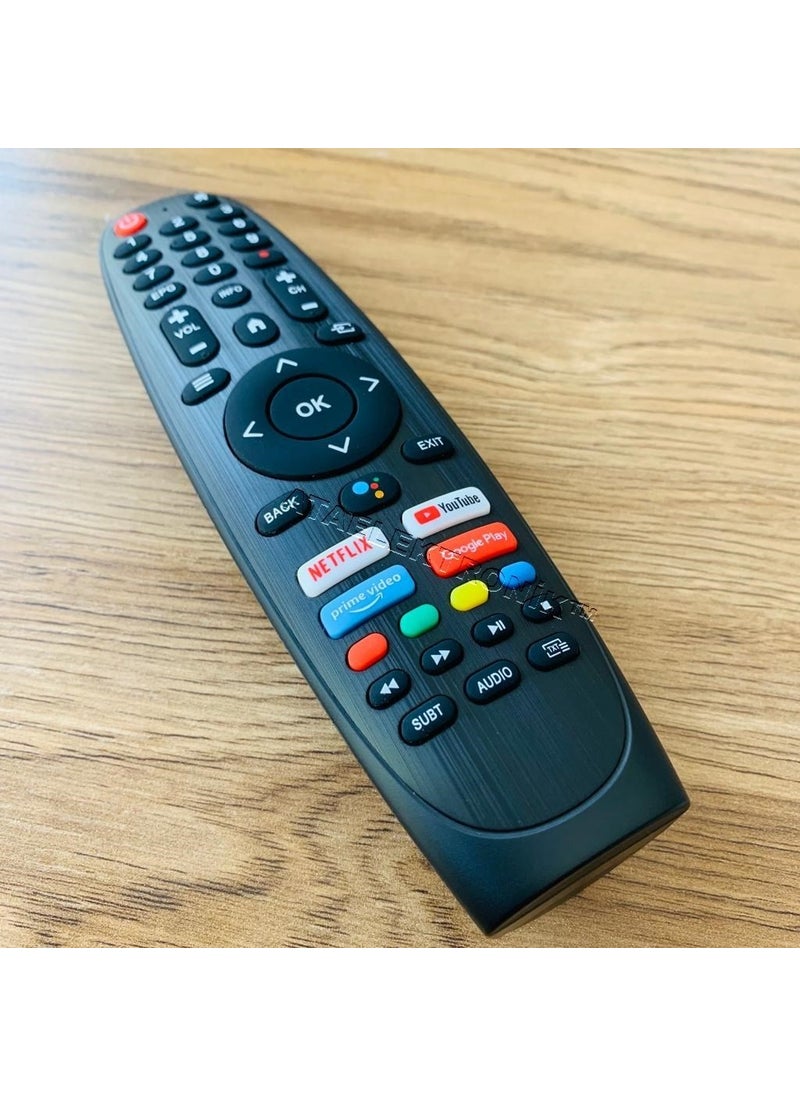 Ata Elektronik - Onvo OV50F900 OV65F900 OV55F900 OV32F700 OV43F800 OV32F700 OV43F900 OV58900 Android Smart LED TV Remote Control Voice Command NO - Image 1