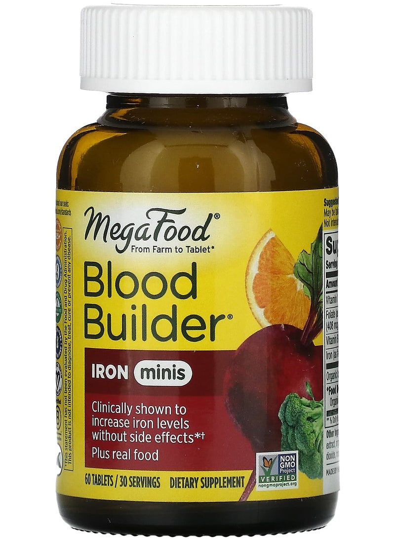 Blood Builder Minis, Iron, 60 Tablets