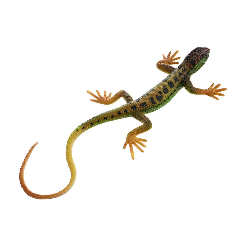 STOBOK Realistic Lizard Figurine - Plastic Lizard Toy Action Figure Reptile for Collection, Science, Educational Prop Pranks Home Decor (Green) - Image 1