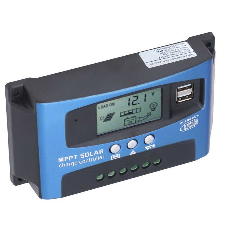 Mppt Solar Charge Controller 12V 24V: 98% Circuit Conversion Efficiency - 99.9% Mppt Tracking Efficiency, Multi Peak Tracking Technology for Off Grid Systems, Street Lighting, Photovoltaic Panels - Image 4