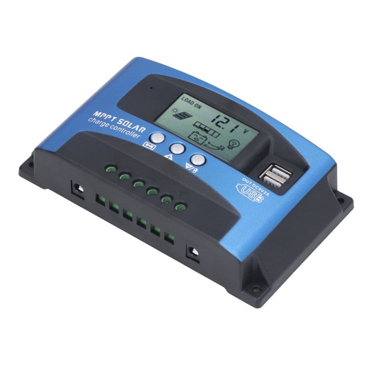 Mppt Solar Charge Controller 12V 24V: 98% Circuit Conversion Efficiency - 99.9% Mppt Tracking Efficiency, Multi Peak Tracking Technology for Off Grid Systems, Street Lighting, Photovoltaic Panels - Image 2
