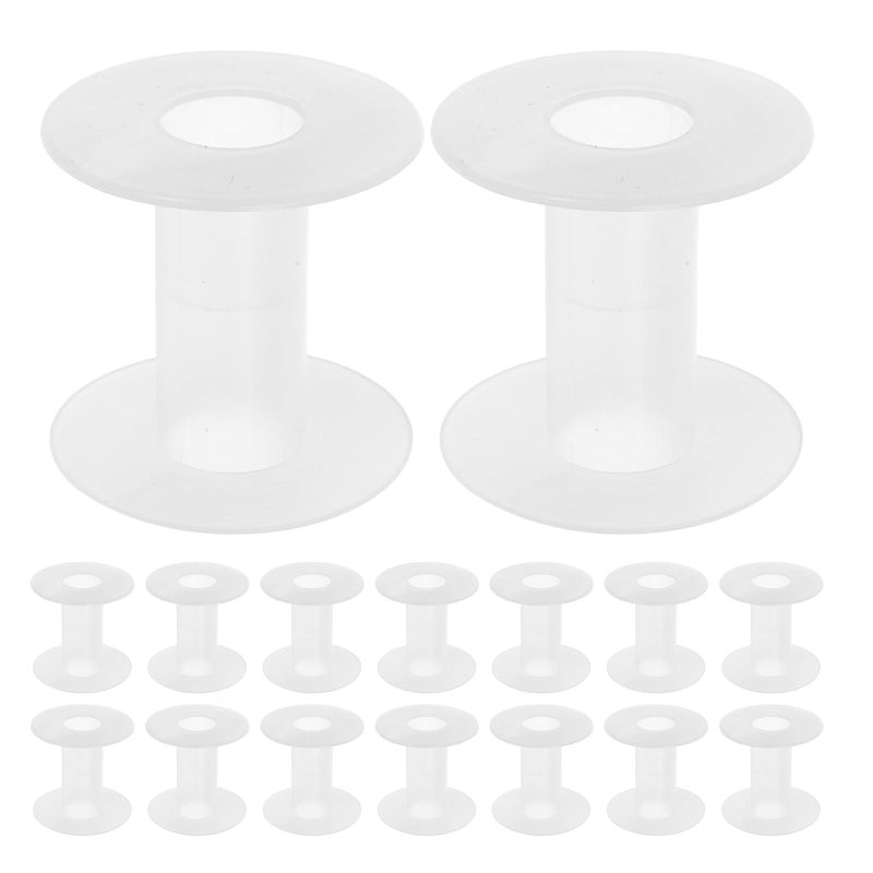 20pcs Empty Fishing Line Spools Beading Wire Thread Bobbins Storage Organizer Reel - Image 2