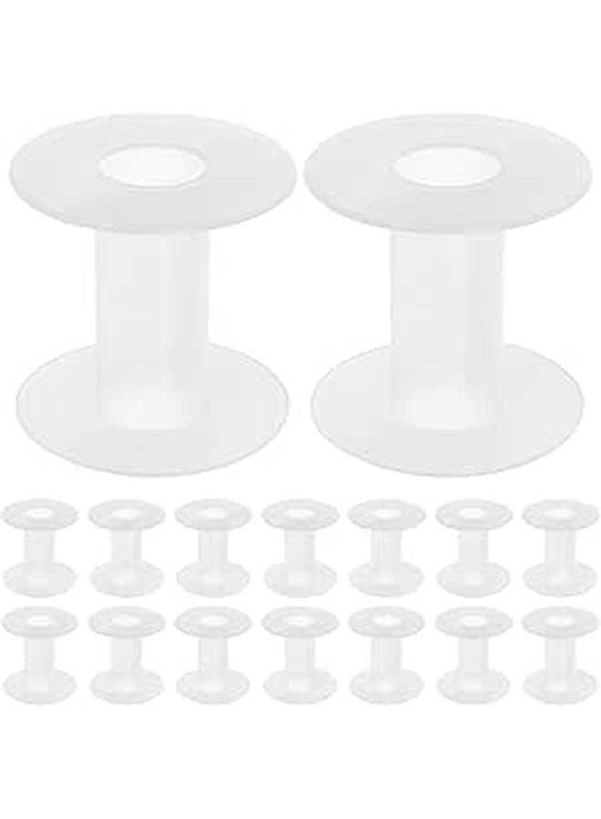 20pcs Empty Fishing Line Spools Beading Wire Thread Bobbins Storage Organizer Reel - Image 1