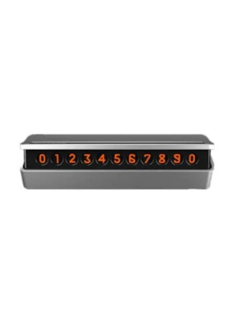 Generic Temporary Car Parking Drawer Plate  - Image 1