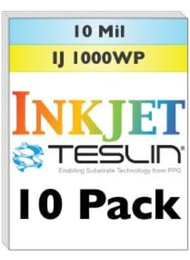 Inkjet TeslinÂ® Synthetic Paper - 10 Sheets