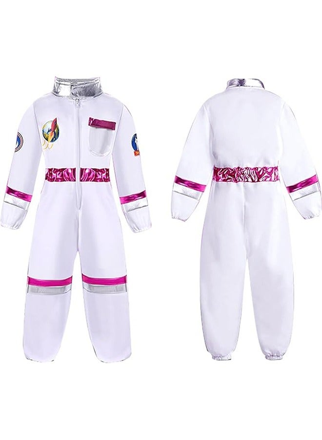 RATSAW Astronaut Space Costume for Girls, Pilot Costume, Girls Space Jumpsuit, Role Play Set for Kids Cosplay - Image 4