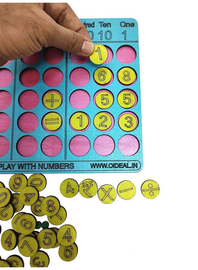 StepsToDo Place Value and Number Operations Learning Kit. Playful Learning of Number Sense, Add, Subtract and Multiplication with Separate Decimal Board. - Image 2