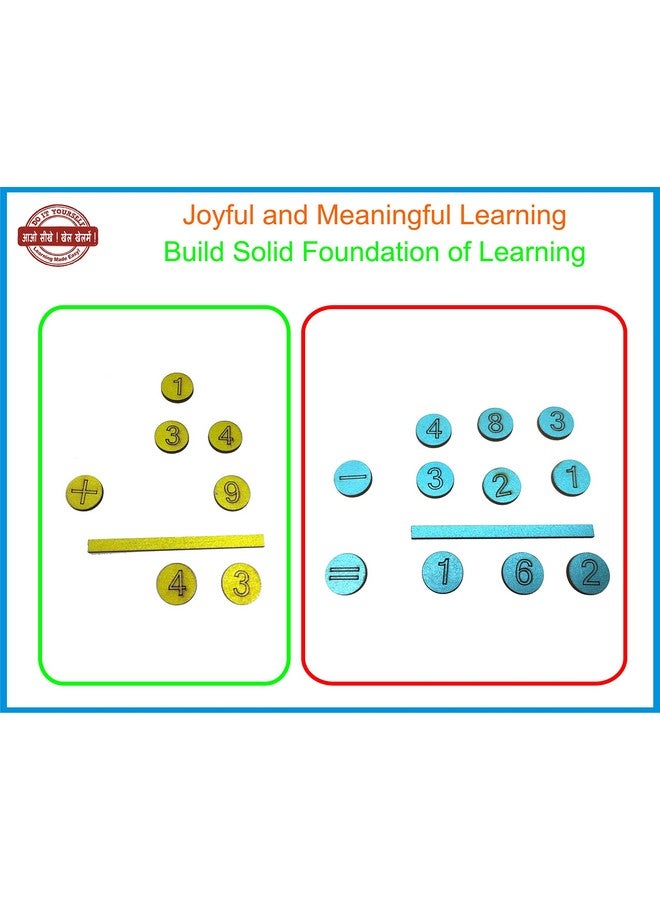 StepsToDo Place Value and Number Operations Learning Kit. Playful Learning of Number Sense, Add, Subtract and Multiplication with Separate Decimal Board. - Image 5