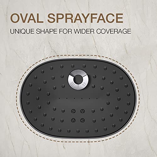 Kohler Statement Multifunction Showerhead (Multiple Modes-), Polished Chrome, Silver, 200mm * 138 mm - Image 5