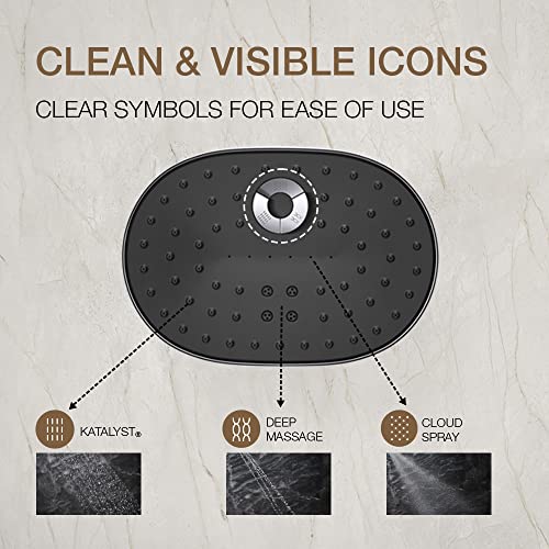 Kohler Statement Multifunction Showerhead (Multiple Modes-), Polished Chrome, Silver, 200mm * 138 mm - Image 3