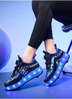 Rechargeable Skating Shoes for Kids,Skating Shoes,Roller Skates with  Wheels and Light