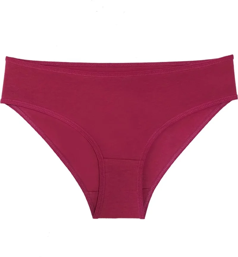Sensu Women's Cotton Mixed Color 7-Piece Slip Panties