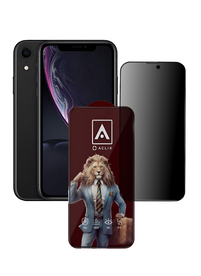أكاليكس حماية شاشة، عاكس مخفي، لهاتف ايفون XR، جودة ممتازة. - Image 1